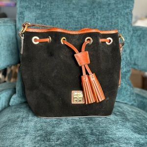 Dooney & Bourke Suede Kendall Drawstring Bucket Bag